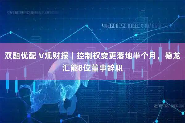 双融优配 V观财报｜控制权变更落地半个月，德龙汇能8位董事辞职