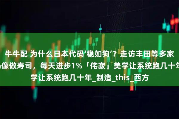 牛牛配 为什么日本代码‘稳如狗’?走访丰田等多家日本团队:写代码像做寿司,每天进步1%「侘寂」美学让系统跑几十年_制造_this_西方