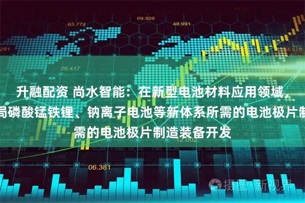 升融配资 尚水智能：在新型电池材料应用领域，公司积极布局磷酸锰铁锂、钠离子电池等新体系所需的电池极片制造装备开发